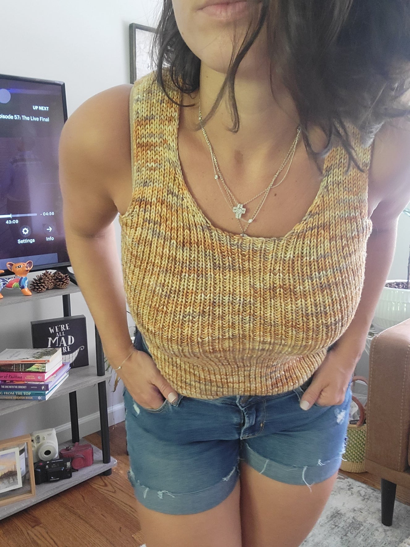 Shoreline Tank - Knitting Pattern