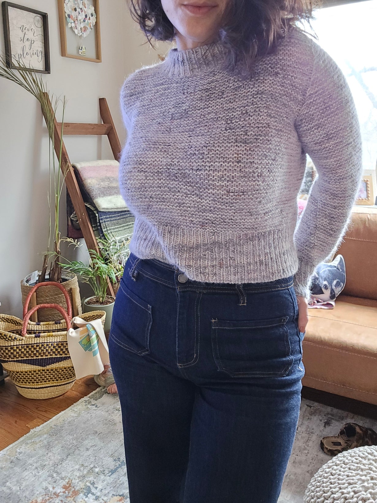 G St Garter Sweater - Knitting Pattern