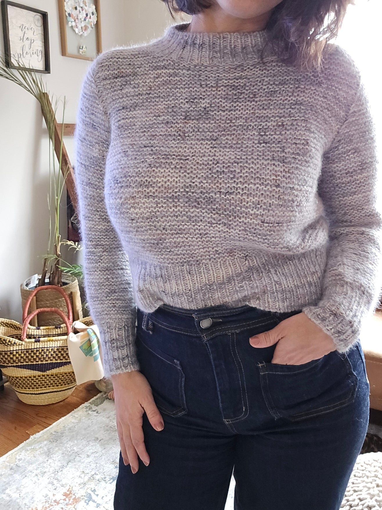 G St Garter Sweater - Knitting Pattern