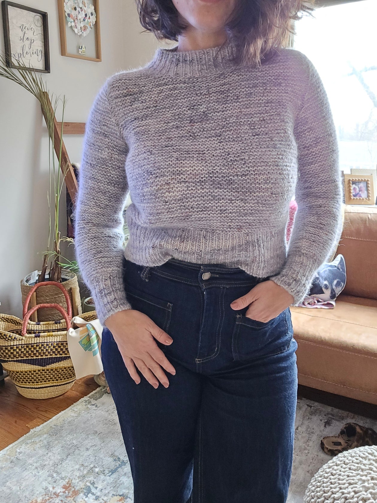 G St Garter Sweater - Knitting Pattern