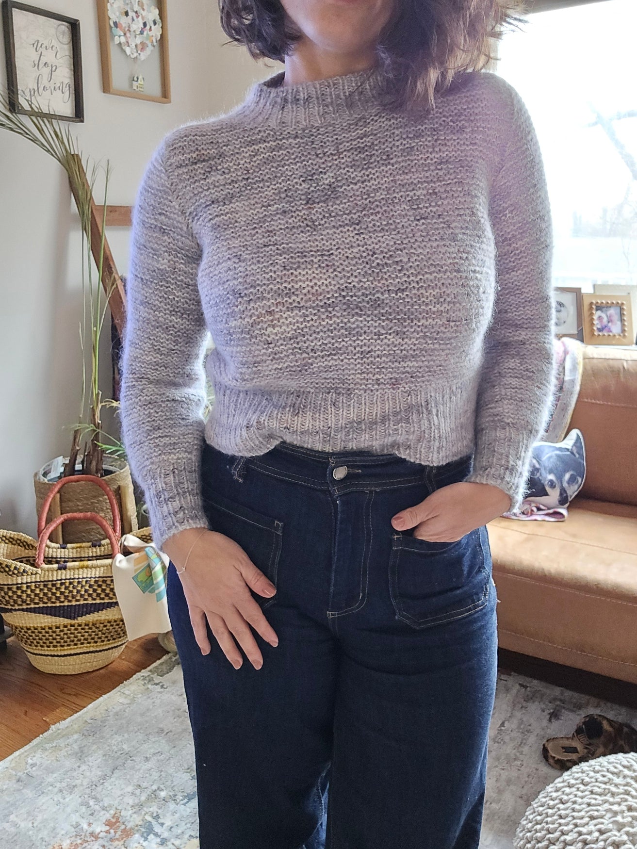 G St Garter Sweater - Knitting Pattern