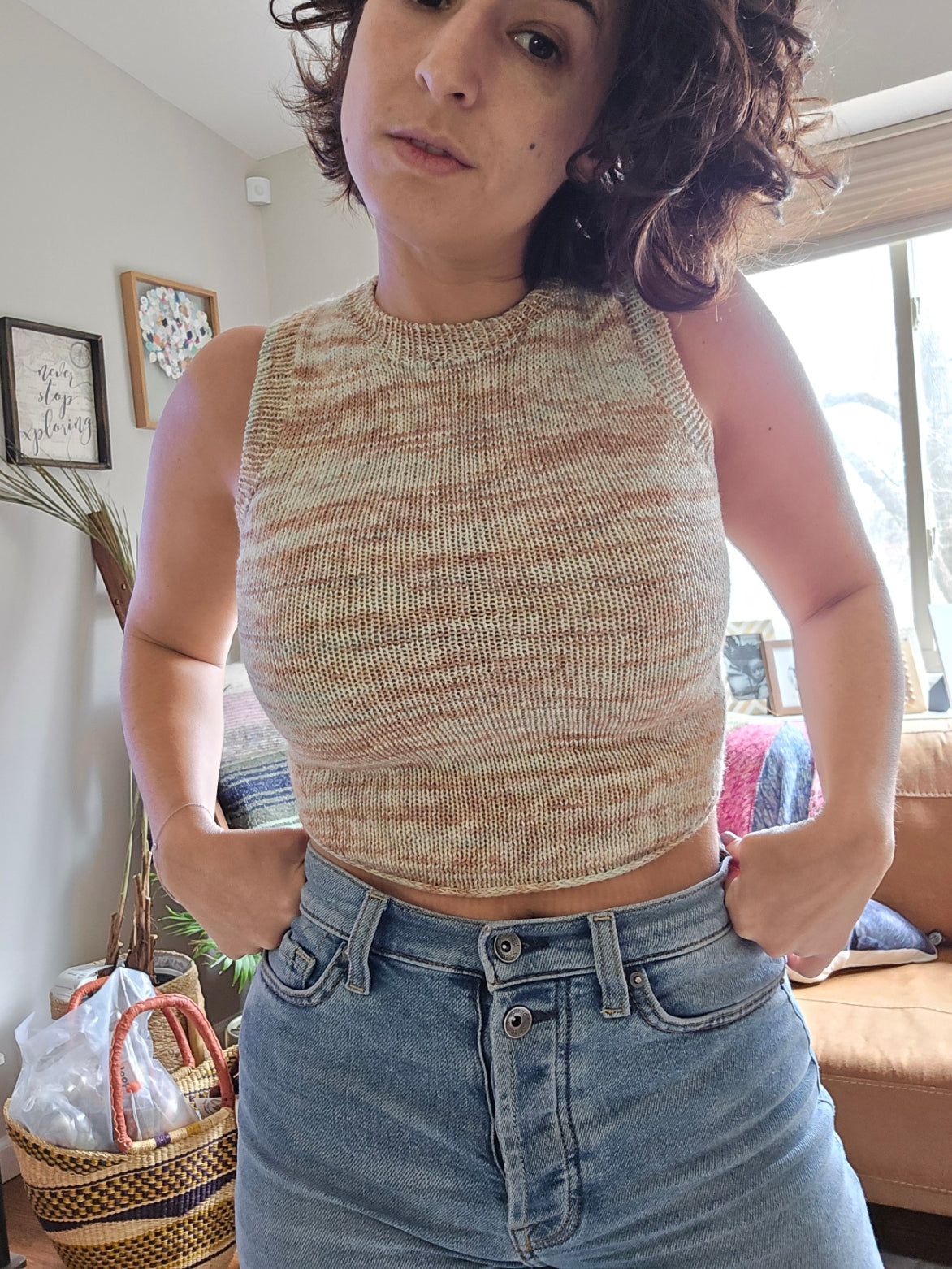 Bay Day Tank - Knitting Pattern
