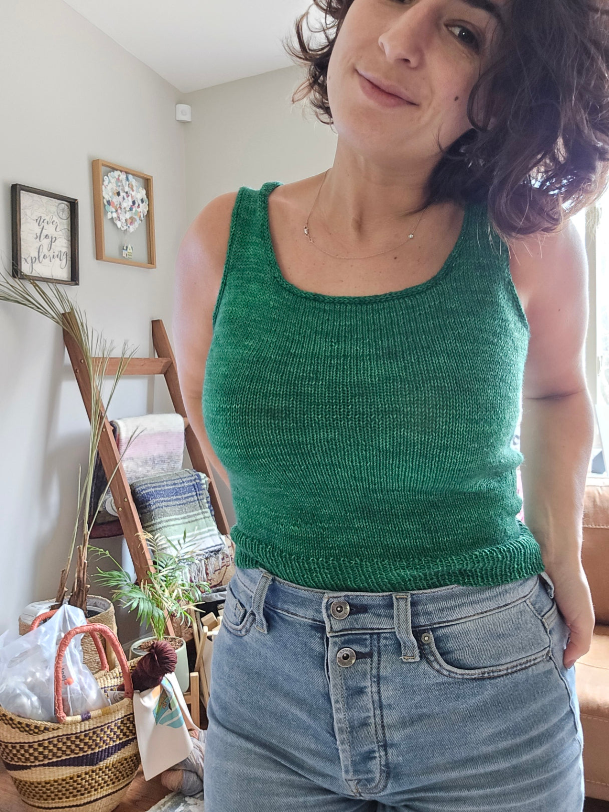 Sixth Ave Skater Tank - Knitting Pattern
