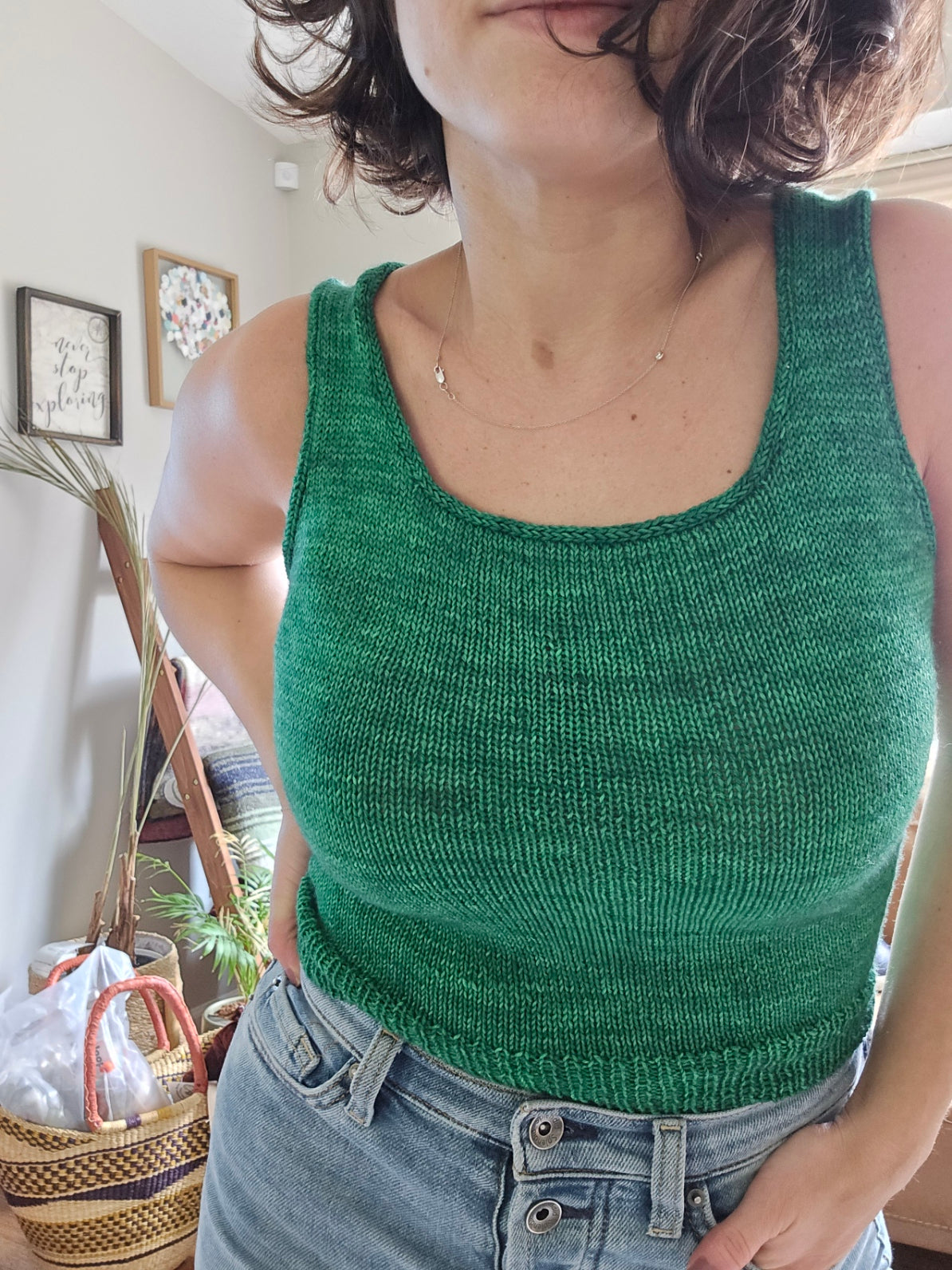 Sixth Ave Skater Tank - Knitting Pattern