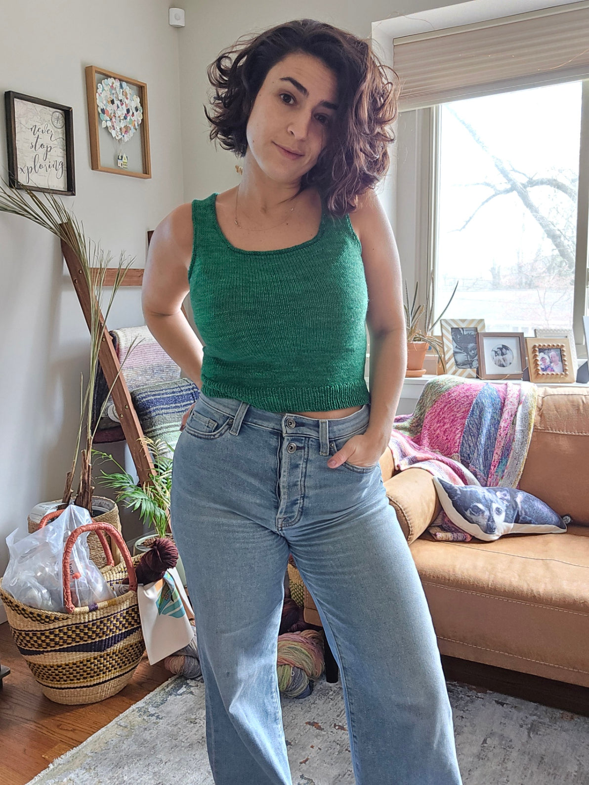 Sixth Ave Skater Tank - Knitting Pattern