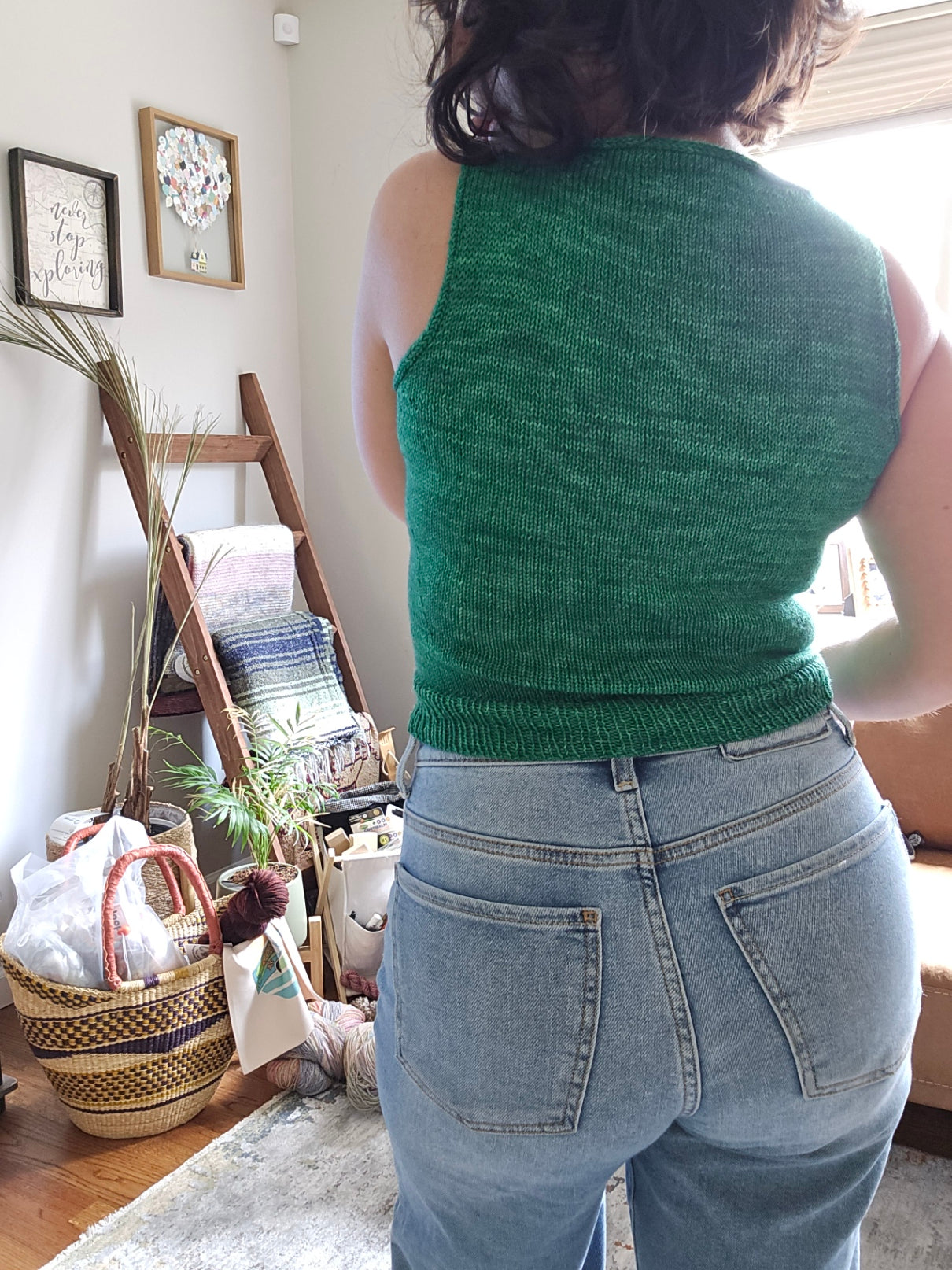 Sixth Ave Skater Tank - Knitting Pattern