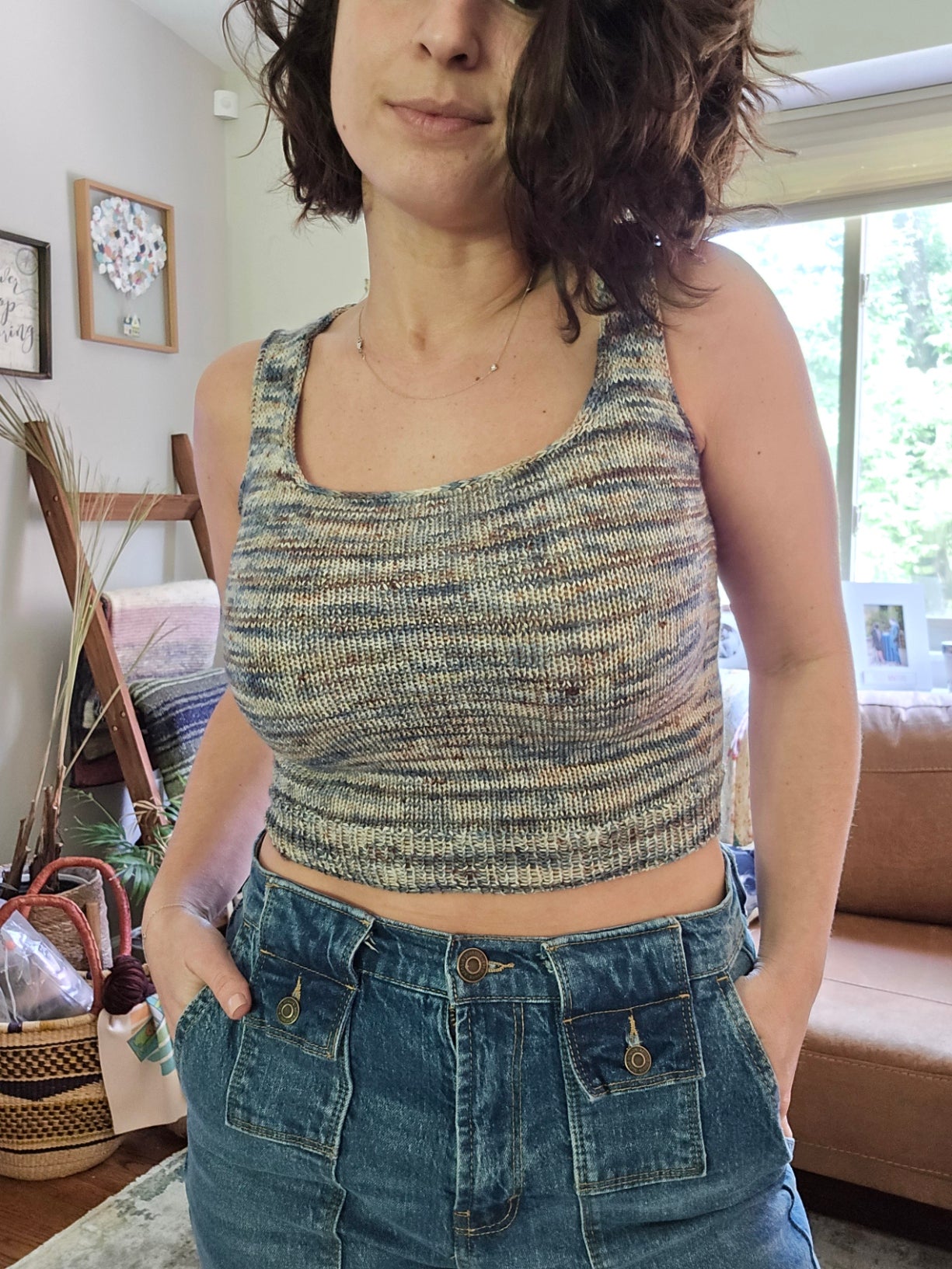 Sixth Ave Skater Tank - Knitting Pattern