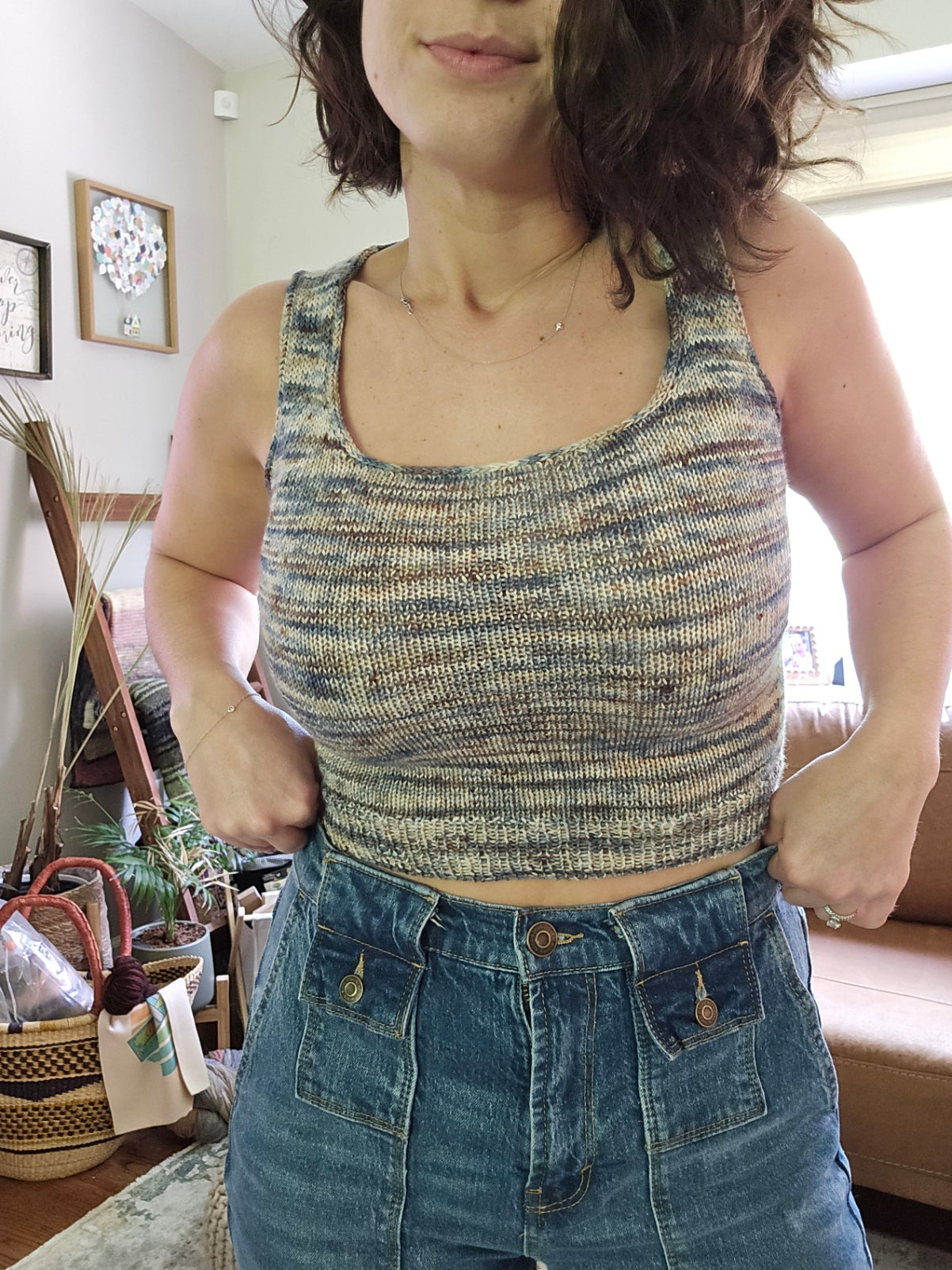 Sixth Ave Skater Tank - Knitting Pattern