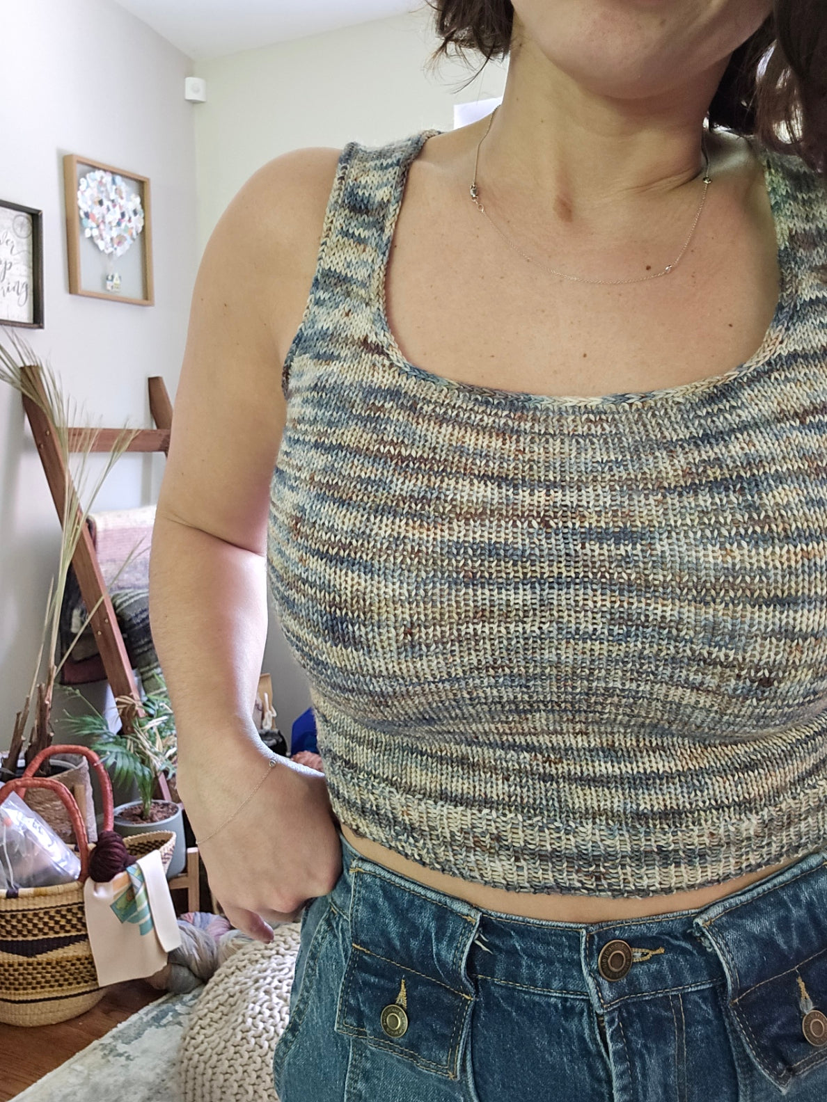 Sixth Ave Skater Tank - Knitting Pattern