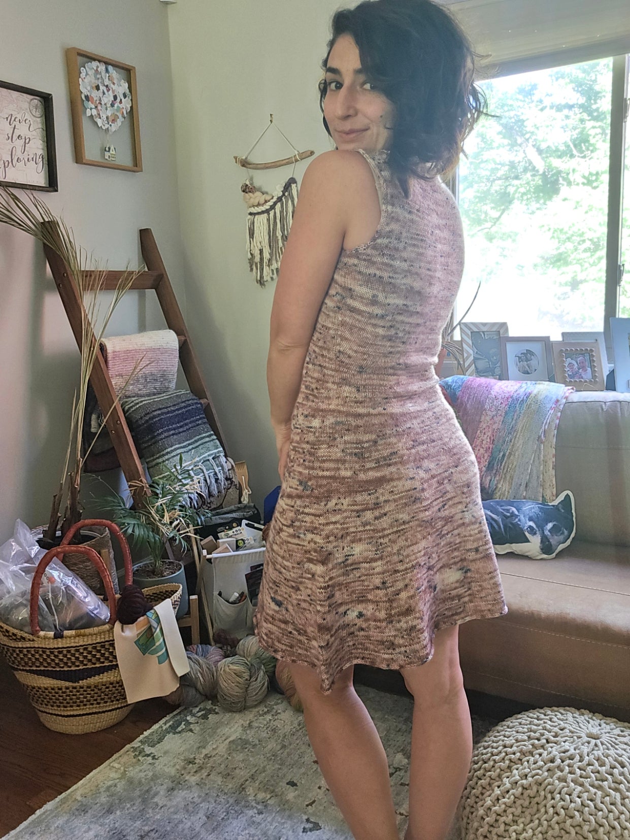 Sixth Ave Skater Dress - Knitting Pattern