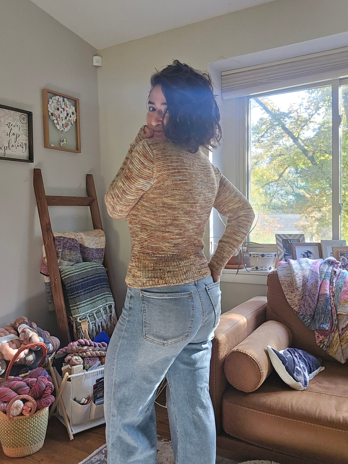 G St Garter Sweater Lite - Knitting Pattern