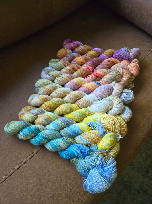 Variegated Summer Vacation: Italia Mini Skein Set