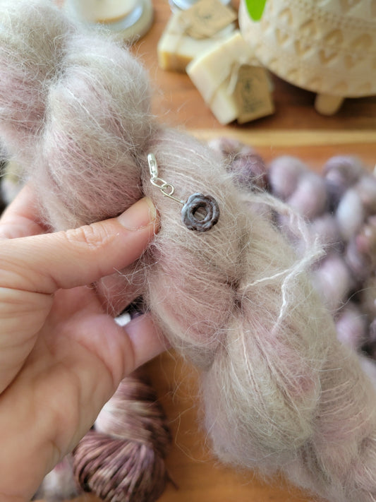 Glazed Chocolate Donut Charm