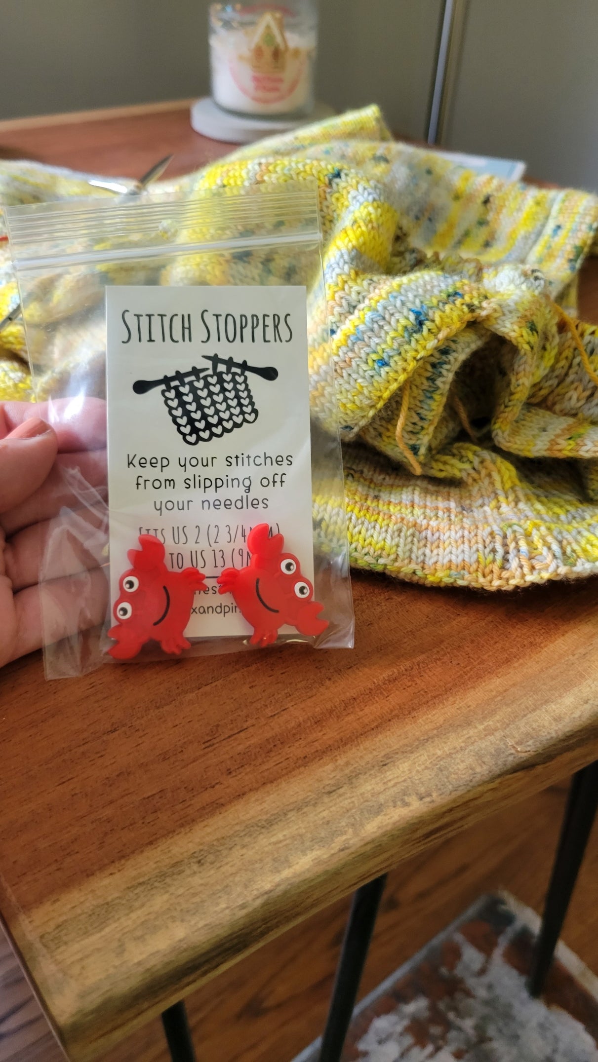 Crab Stitch Stoppers