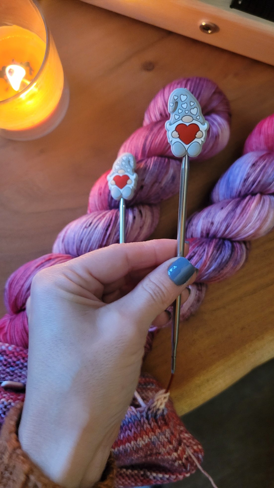 Valentine Gnome Stitch Stoppers