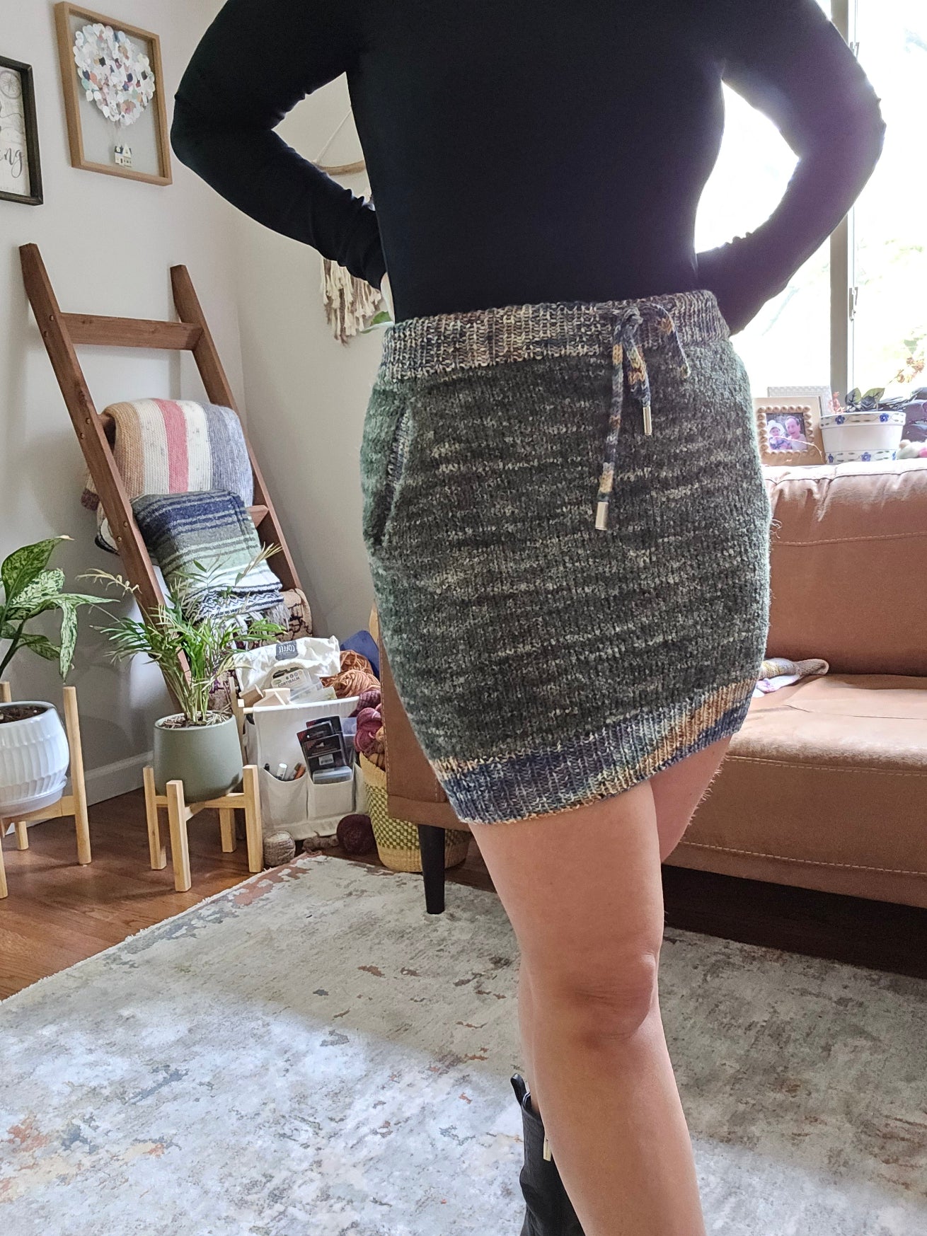 Second Ave Sweatskirt - Knitting Pattern