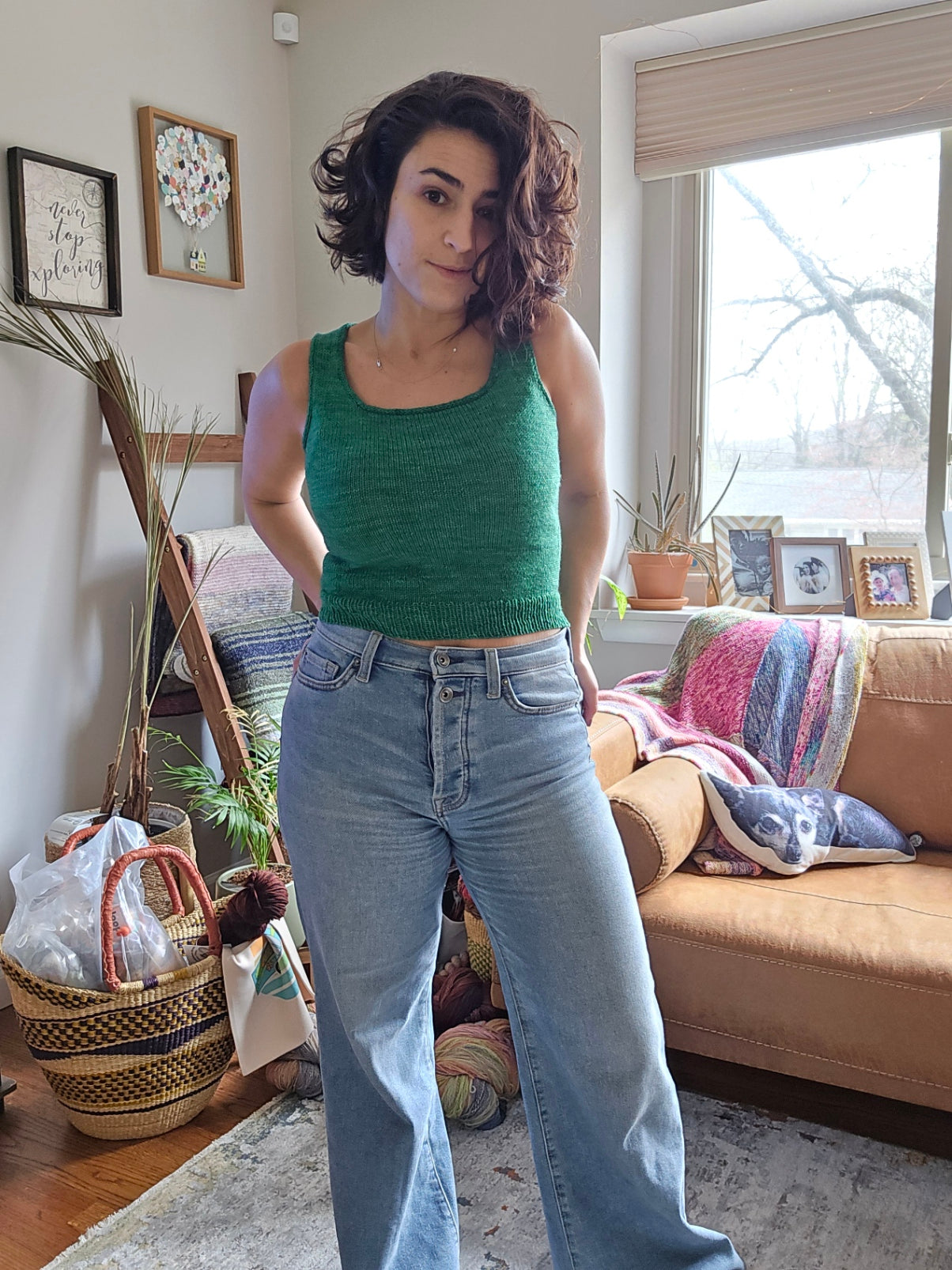 Sixth Ave Skater Tank - Knitting Pattern