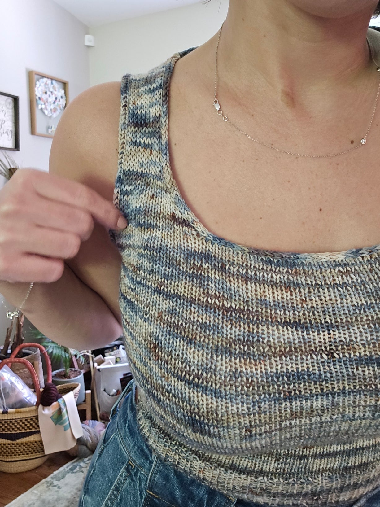 Sixth Ave Skater Tank - Knitting Pattern