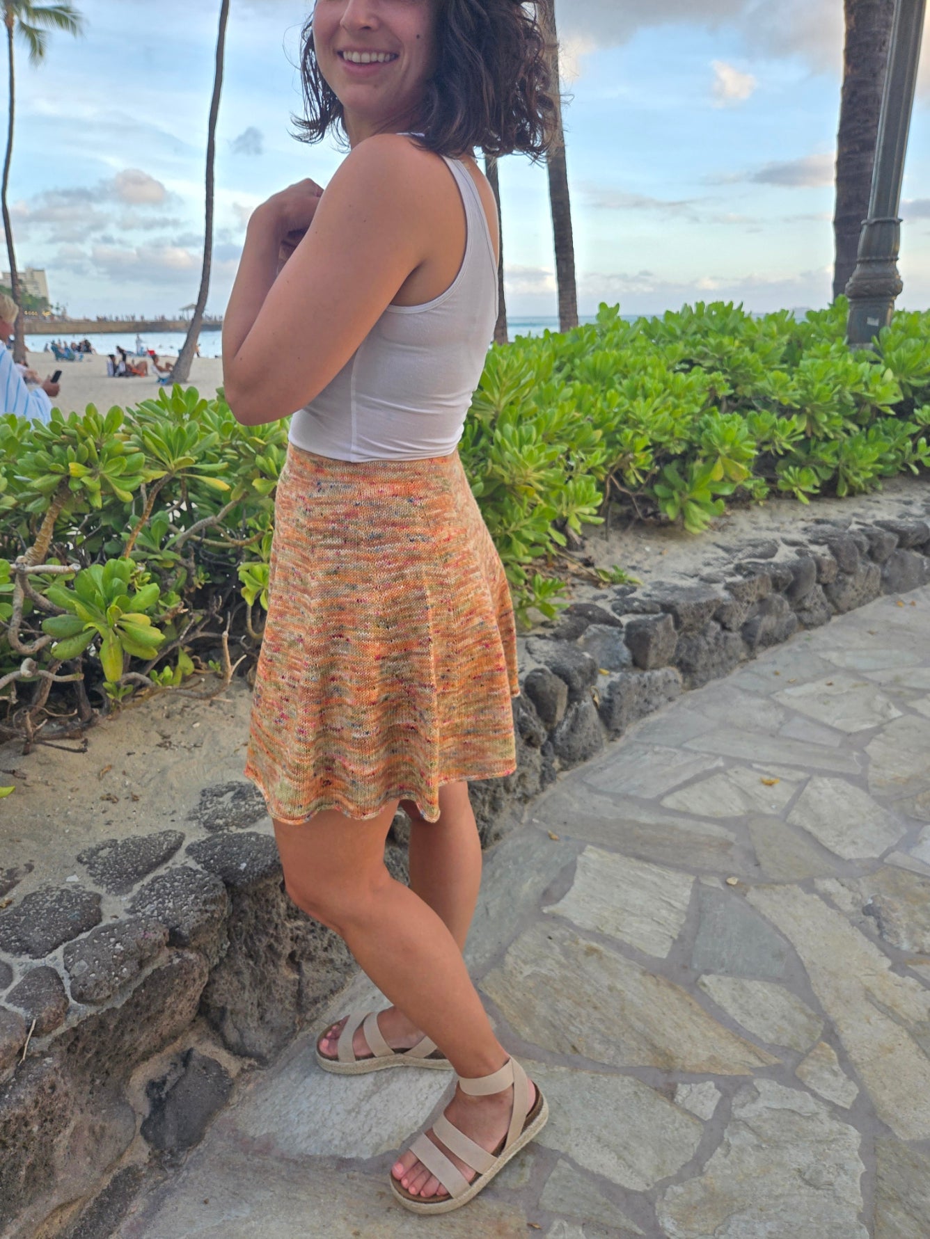 Sixth Ave Skater Skirt - Knitting Pattern