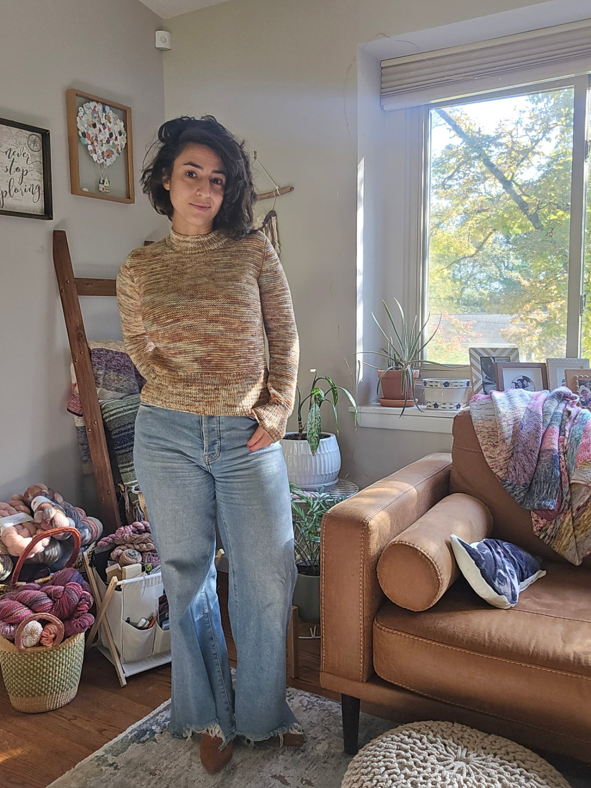 G St Garter Sweater Lite - Knitting Pattern