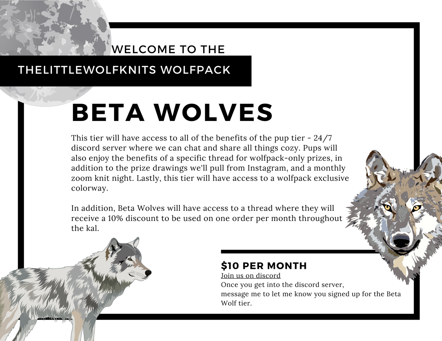 The Little Wolf Knits Wolfpack 2024