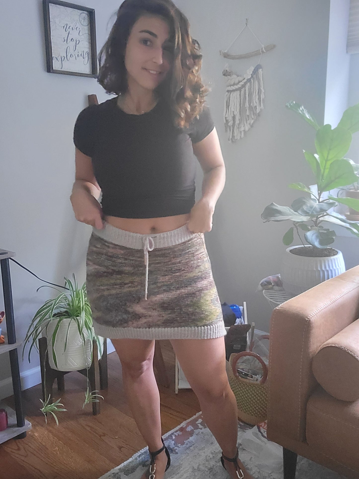 Twisted Tea Skirt - Knitting Pattern
