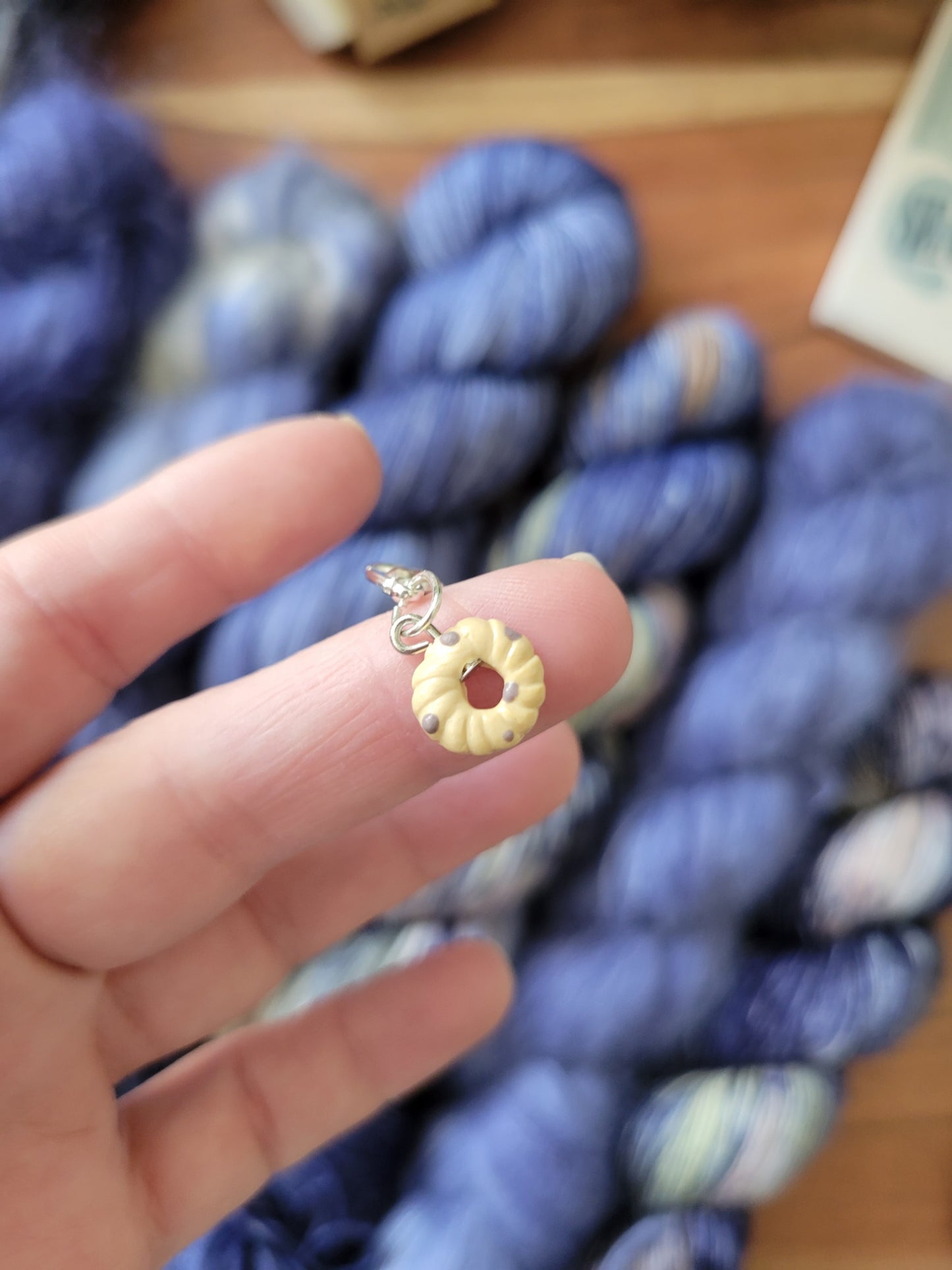 Blueberry Donut Charm