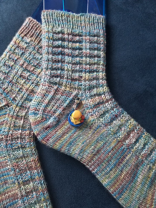 Flannel Shirt Socks - Knitting Pattern