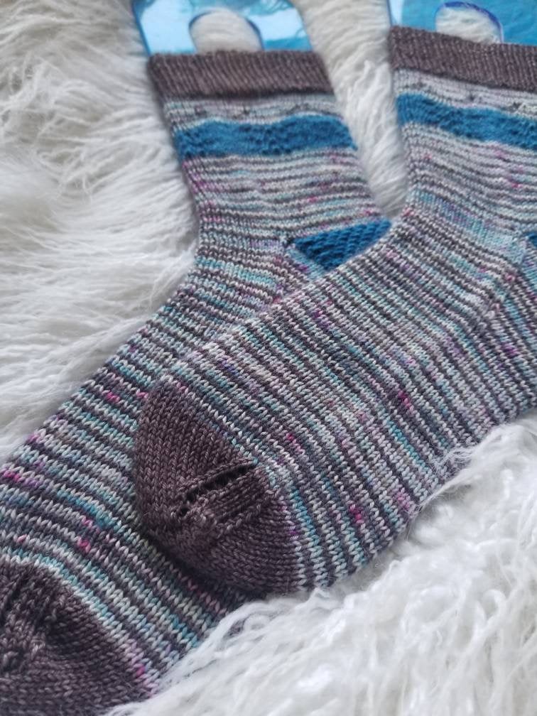 Do Not Mock My Pro Con List Socks - Knitting Pattern